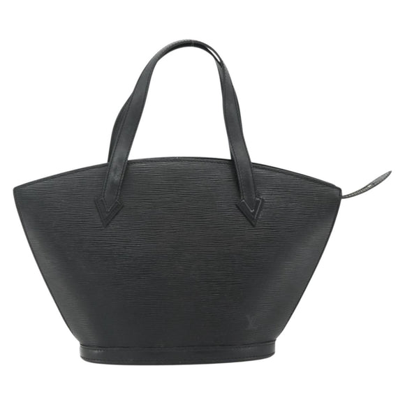LOUIS VUITTON Epi Saint Jacques Hand Bag Black M52272 LV Auth ka4214