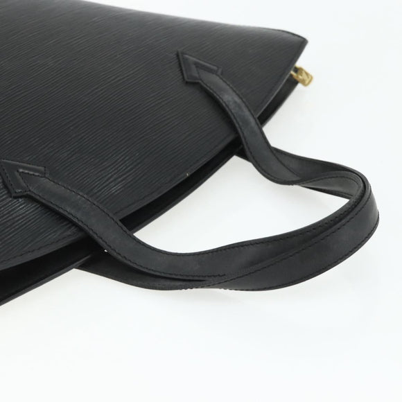 LOUIS VUITTON Epi Saint Jacques Hand Bag Black M52272 LV Auth ka4214
