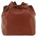 LOUIS VUITTON Epi Petit Noe Shoulder Bag Brown M44103 LV Auth ka4218-13