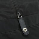 PRADA Boston Bag Nylon Black Silver Auth ka4221A-18