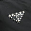 PRADA Boston Bag Nylon Black Silver Auth ka4221A-20