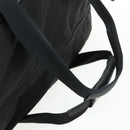 PRADA Boston Bag Nylon Black Silver Auth ka4221A-7