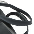 PRADA Boston Bag Nylon Black Silver Auth ka4221A-14
