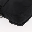 PRADA Body Bag Nylon Black Silver Auth ka4222A-15