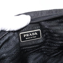 PRADA Body Bag Nylon Black Silver Auth ka4222A-19