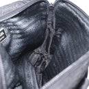 PRADA Body Bag Nylon Black Silver Auth ka4222A-20