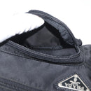 PRADA Body Bag Nylon Black Silver Auth ka4222A-22