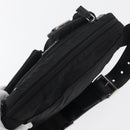 PRADA Body Bag Nylon Black Silver Auth ka4222A-6