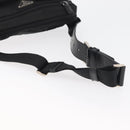 PRADA Body Bag Nylon Black Silver Auth ka4222A-7
