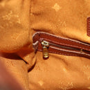 MCM Vicetos Logogram Drawstring Bag Bag PVC Leather Brown Gold Auth ka4224A-20