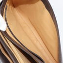 GUCCI Shoulder Bag Leather Brown Gold Auth ka4228-25