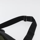 PRADA Handtas Nylon 2-weg Groen Zilver zwart Auth ka4229A-15