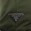 PRADA Handtas Nylon 2-weg Groen Zilver zwart Auth ka4229A-19