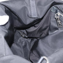 PRADA Handtas Nylon 2-weg Groen Zilver zwart Auth ka4229A-21