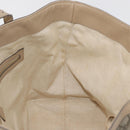 GUCCI GG Supreme Tote Bag PVC Beige Gold 309613 Auth ka4230-20