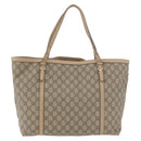 GUCCI GG Supreme Tote Bag PVC Beige Gold 309613 Auth ka4230-13