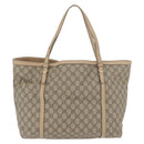 GUCCI GG Supreme Tote Bag PVC Beige Gold 309613 Auth ka4230-2