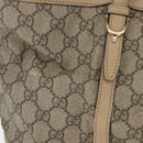 GUCCI GG Supreme Tote Bag PVC Beige Gold 309613 Auth ka4230-3