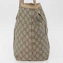 GUCCI GG Supreme Tote Bag PVC Beige Gold 309613 Auth ka4230-4