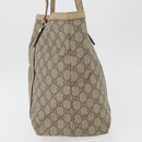 GUCCI GG Supreme Tote Bag PVC Beige Gold 309613 Auth ka4230-6
