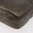 GUCCI GG Implementation Shoulder Bag PVC Bronze Silver 201448 Auth ka4233-11