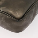 GUCCI GG Implementation Shoulder Bag PVC Bronze Silver 201448 Auth ka4233-12