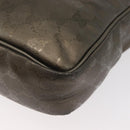 GUCCI GG Implementation Shoulder Bag PVC Bronze Silver 201448 Auth ka4233-13