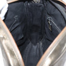 GUCCI GG Implementation Shoulder Bag PVC Bronze Silver 201448 Auth ka4233-20