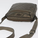GUCCI GG Implementation Shoulder Bag PVC Bronze Silver 201448 Auth ka4233-6