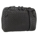 BOTTEGA VENETA INTRECCIATO Shoulder Bag Leather Brown Auth ka4234A-1
