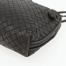BOTTEGA VENETA INTRECCIATO Shoulder Bag Leather Brown Auth ka4234A-14