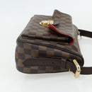 LOUIS VUITTON Damier Ebene Ravello GM Shoulder Bag N60006 LV Auth ka4235-4