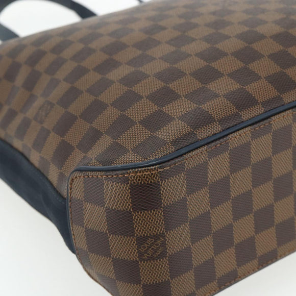 LOUIS VUITTON Damier Ebene Herald Tote Bag N41255 LV Auth ka4237