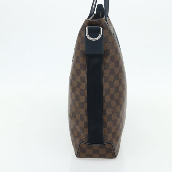 LOUIS VUITTON Damier Ebene Herald Tote Bag N41255 LV Auth ka4237
