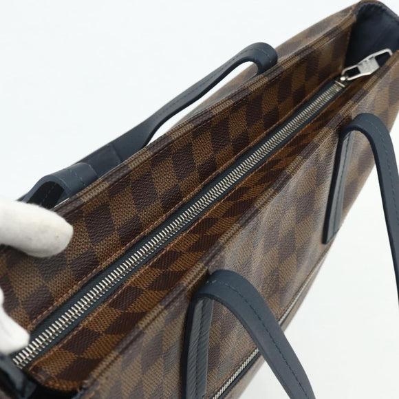 LOUIS VUITTON Damier Ebene Herald Tote Bag N41255 LV Auth ka4237