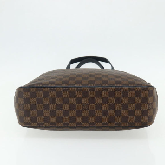LOUIS VUITTON Damier Ebene Herald Tote Bag N41255 LV Auth ka4237