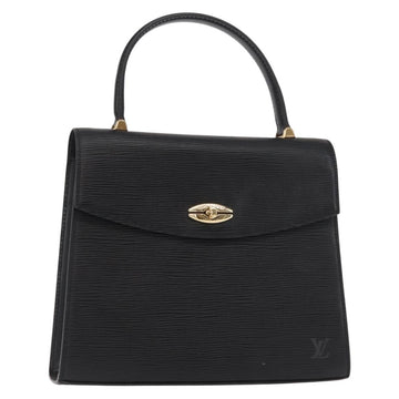 LOUIS VUITTON Epi Malesherbes Hand Bag Black M52372 LV Auth ka424