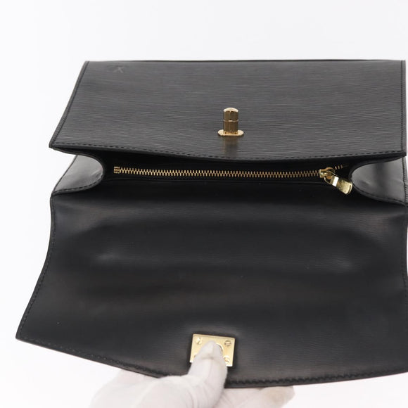 LOUIS VUITTON Epi Malesherbes Hand Bag Black M52372 LV Auth ka424