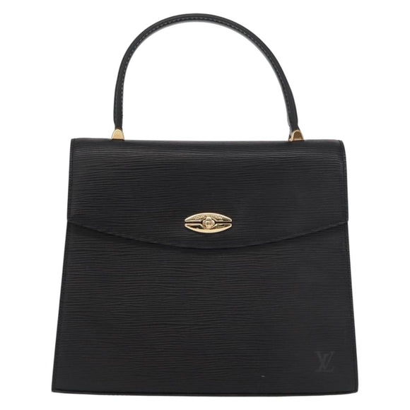LOUIS VUITTON Epi Malesherbes Hand Bag Black M52372 LV Auth ka424