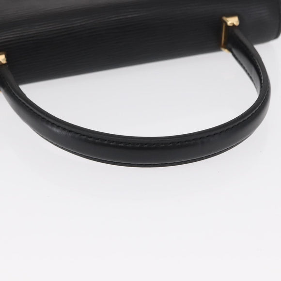 LOUIS VUITTON Epi Malesherbes Hand Bag Black M52372 LV Auth ka424