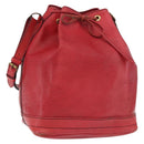 LOUIS VUITTON Epi Noe Shoulder Bag Red M44007 LV Auth ka4241-1