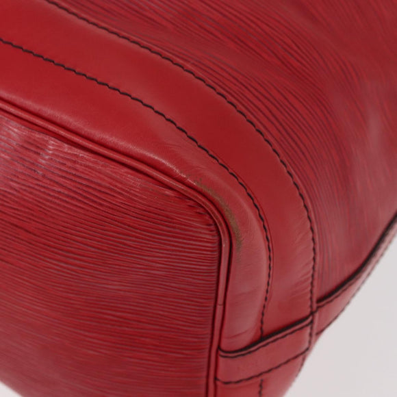 LOUIS VUITTON Epi Noe Shoulder Bag Red M44007 LV Auth ka4241