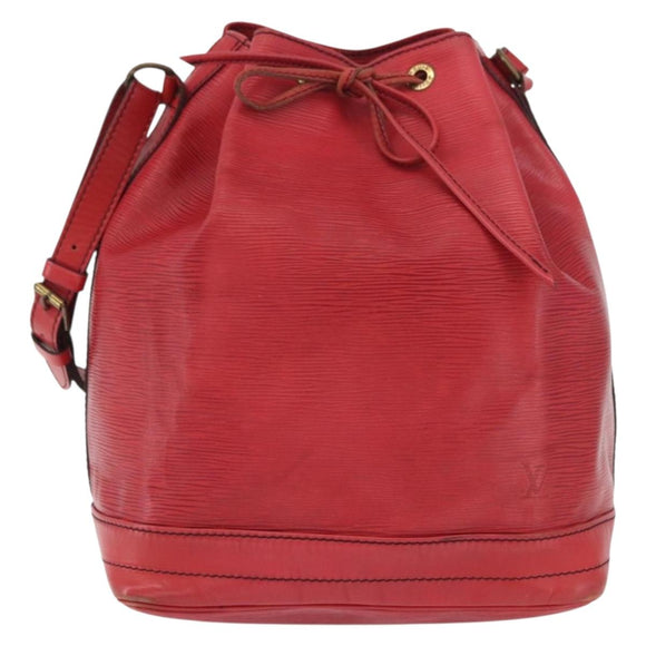 LOUIS VUITTON Epi Noe Shoulder Bag Red M44007 LV Auth ka4241