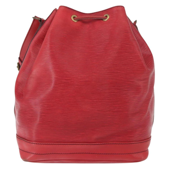 LOUIS VUITTON Epi Noe Shoulder Bag Red M44007 LV Auth ka4241