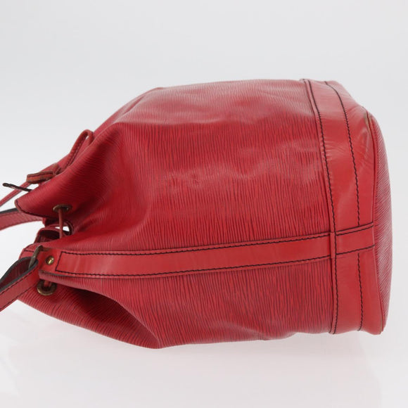 LOUIS VUITTON Epi Noe Shoulder Bag Red M44007 LV Auth ka4241
