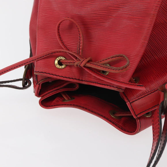 LOUIS VUITTON Epi Noe Shoulder Bag Red M44007 LV Auth ka4241