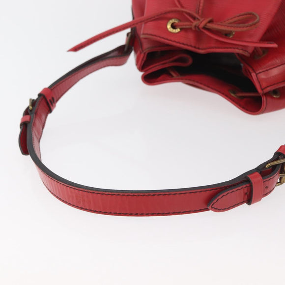 LOUIS VUITTON Epi Noe Shoulder Bag Red M44007 LV Auth ka4241