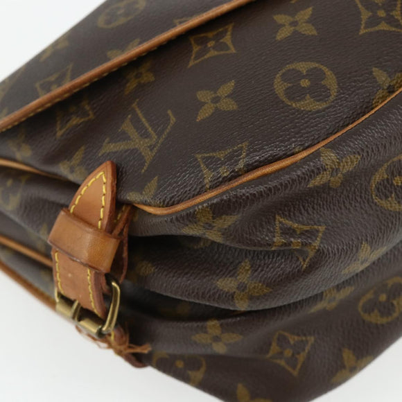 LOUIS VUITTON Monogram Saumur 30 Shoulder Bag M42256 LV Auth ka4242