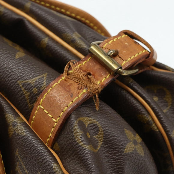 LOUIS VUITTON Monogram Saumur 30 Shoulder Bag M42256 LV Auth ka4242