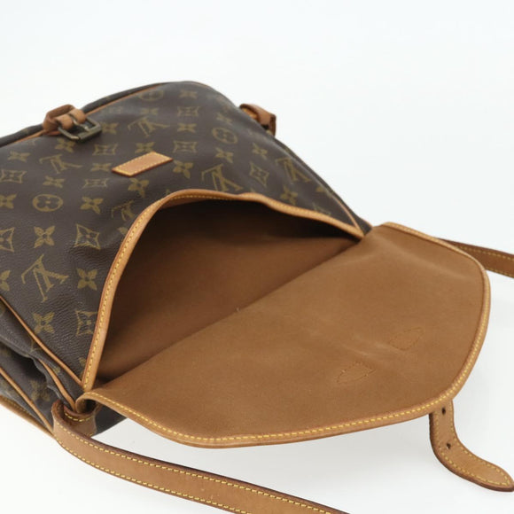 LOUIS VUITTON Monogram Saumur 30 Shoulder Bag M42256 LV Auth ka4242